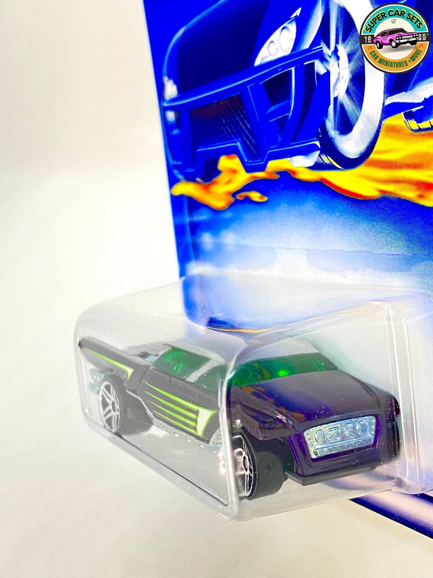 Hot Wheels - (VINTAGE) - Jester (couleur noire avec lignes vert lime et blanches) - (5/42) (#52918) (Année de lancement 2002)