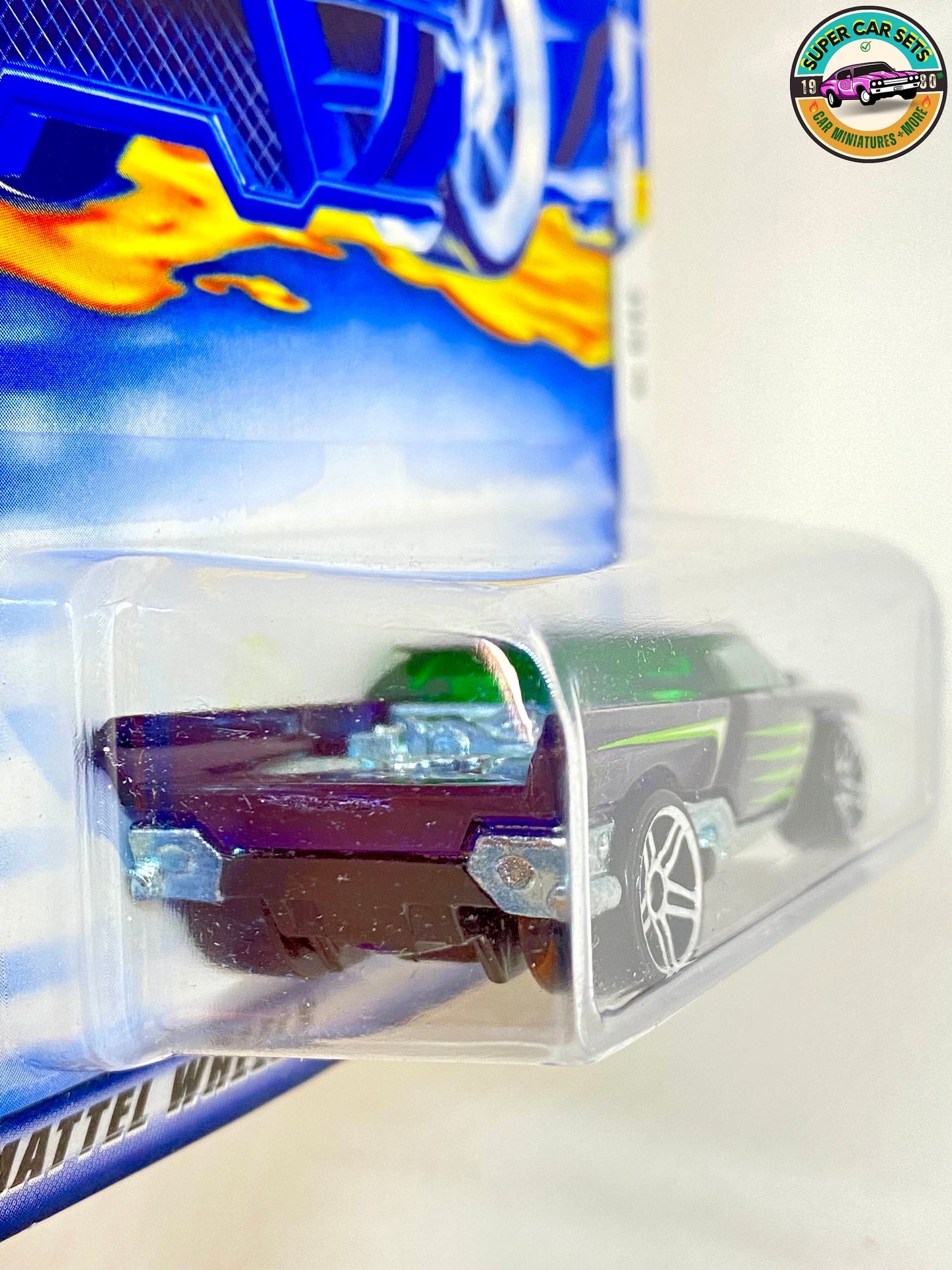 Hot Wheels – (VINTAGE) – Jester (schwarze Farbe mit lindgrünen und weißen Linien) – (5/42) (#52918) (Einführungsjahr 2002)