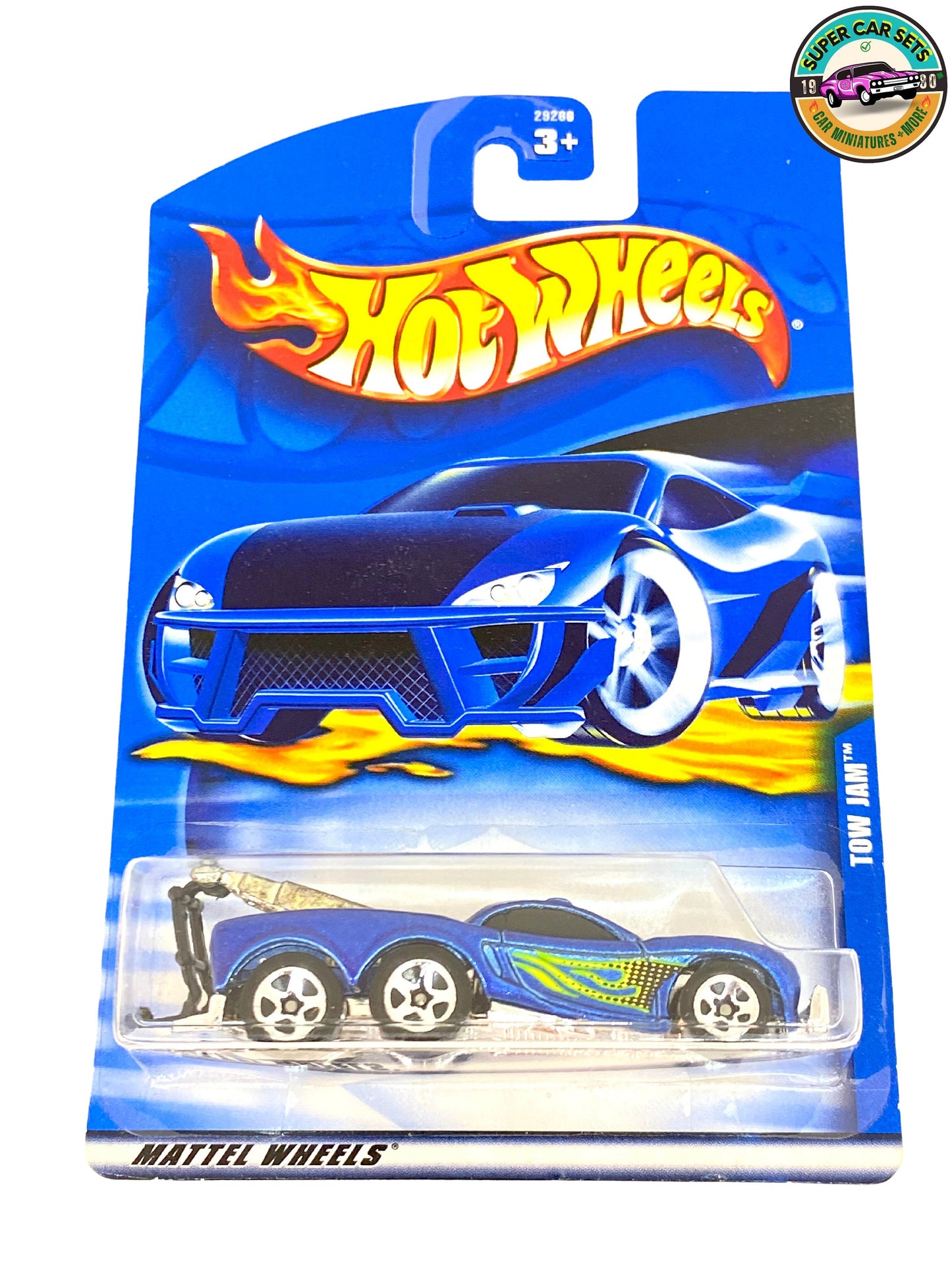 Hot Wheels – (VINTAGE) – Tow Jam (blaue Farbe) – (#29266) (Markteinführung 2000)