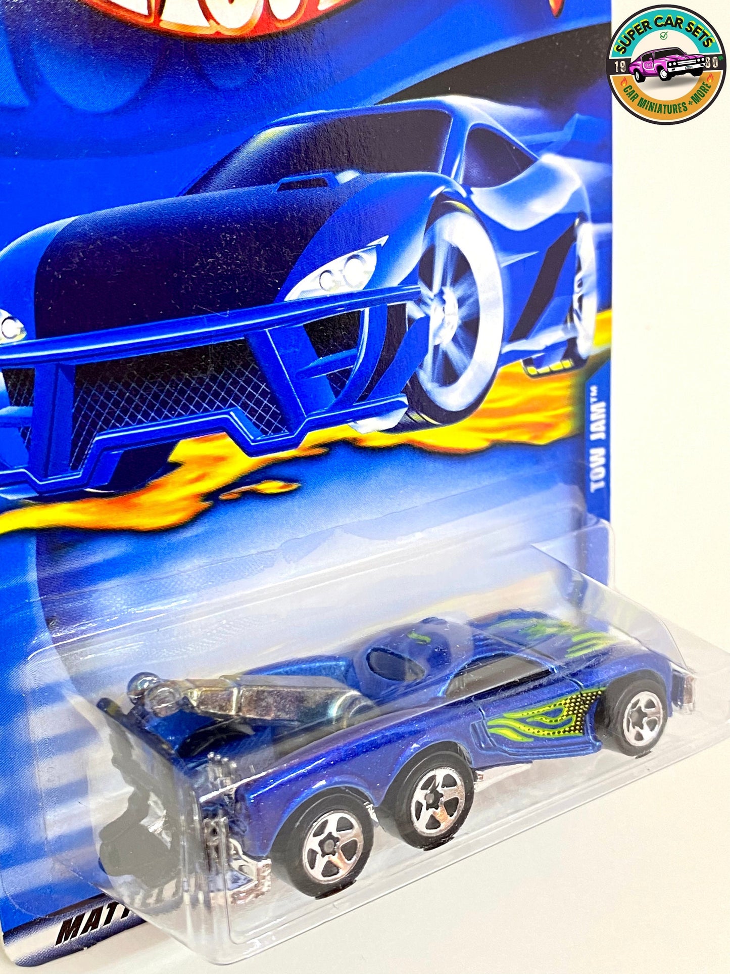 Hot Wheels – (VINTAGE) – Tow Jam (blaue Farbe) – (#29266) (Markteinführung 2000)