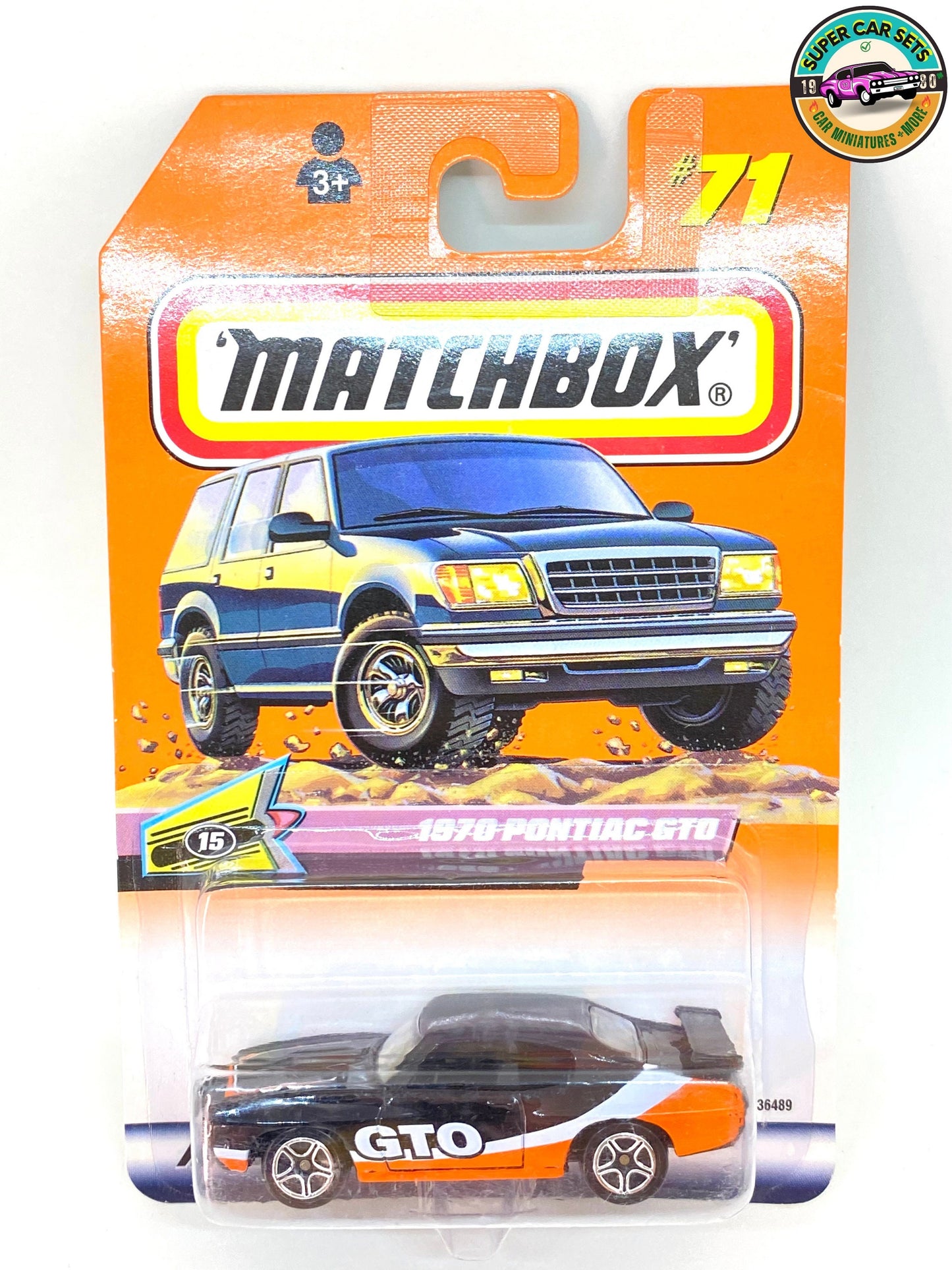 Matchbox – 1970 Pontiac GTO (#71) (#36489) (Markteinführung 1999)