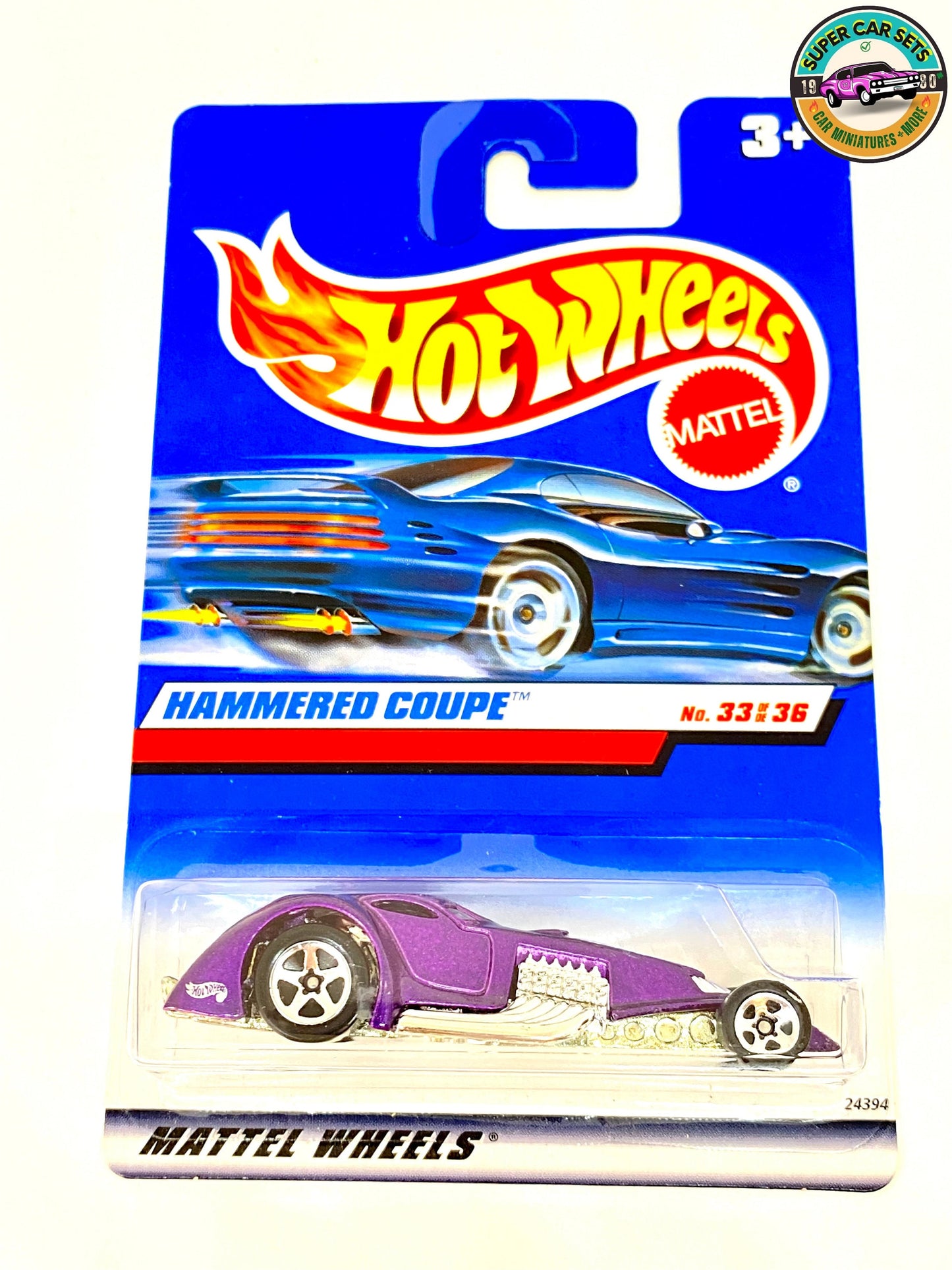 Hot Wheels – (VINTAGE) – Hammered Coupe (lila Farbe) – (33/36) #24394 (Einführungsjahr 2000)