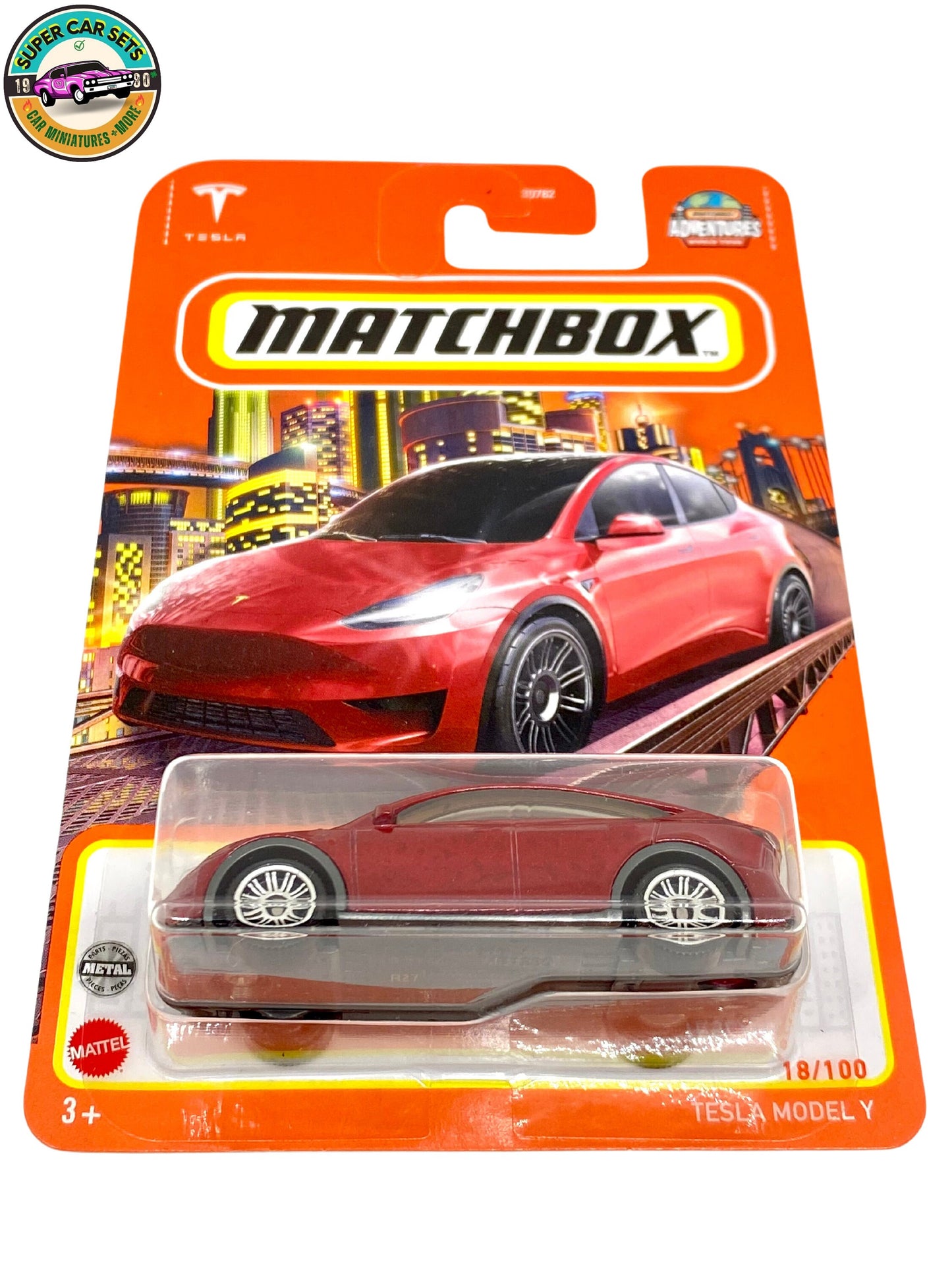 Tesla Model Y (red colour) - (18/100) - Matchbox