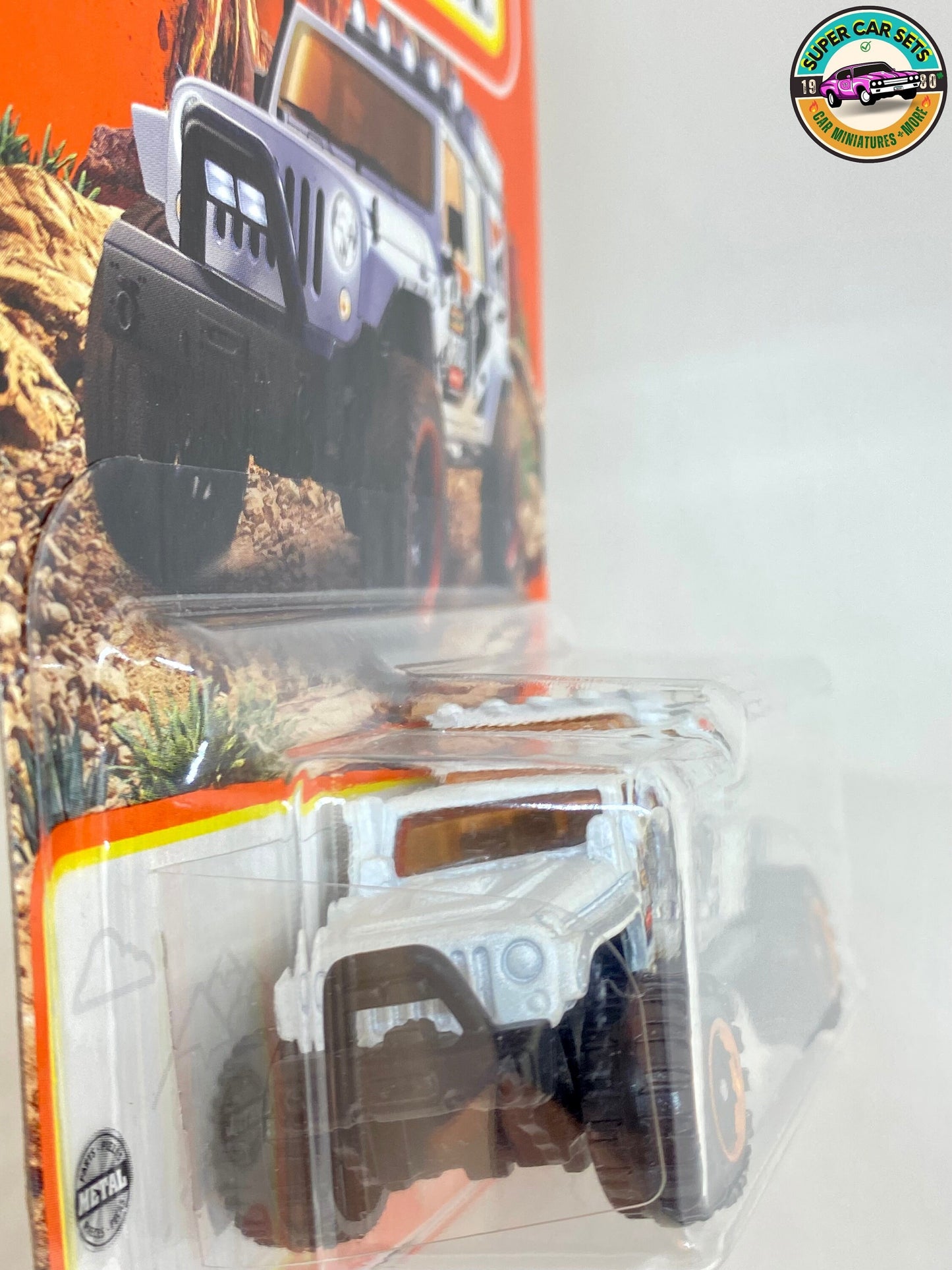 Matchbox - Jeep Wrangler Superlift - Matchbox Adventures (couleur blanc) (99/100)