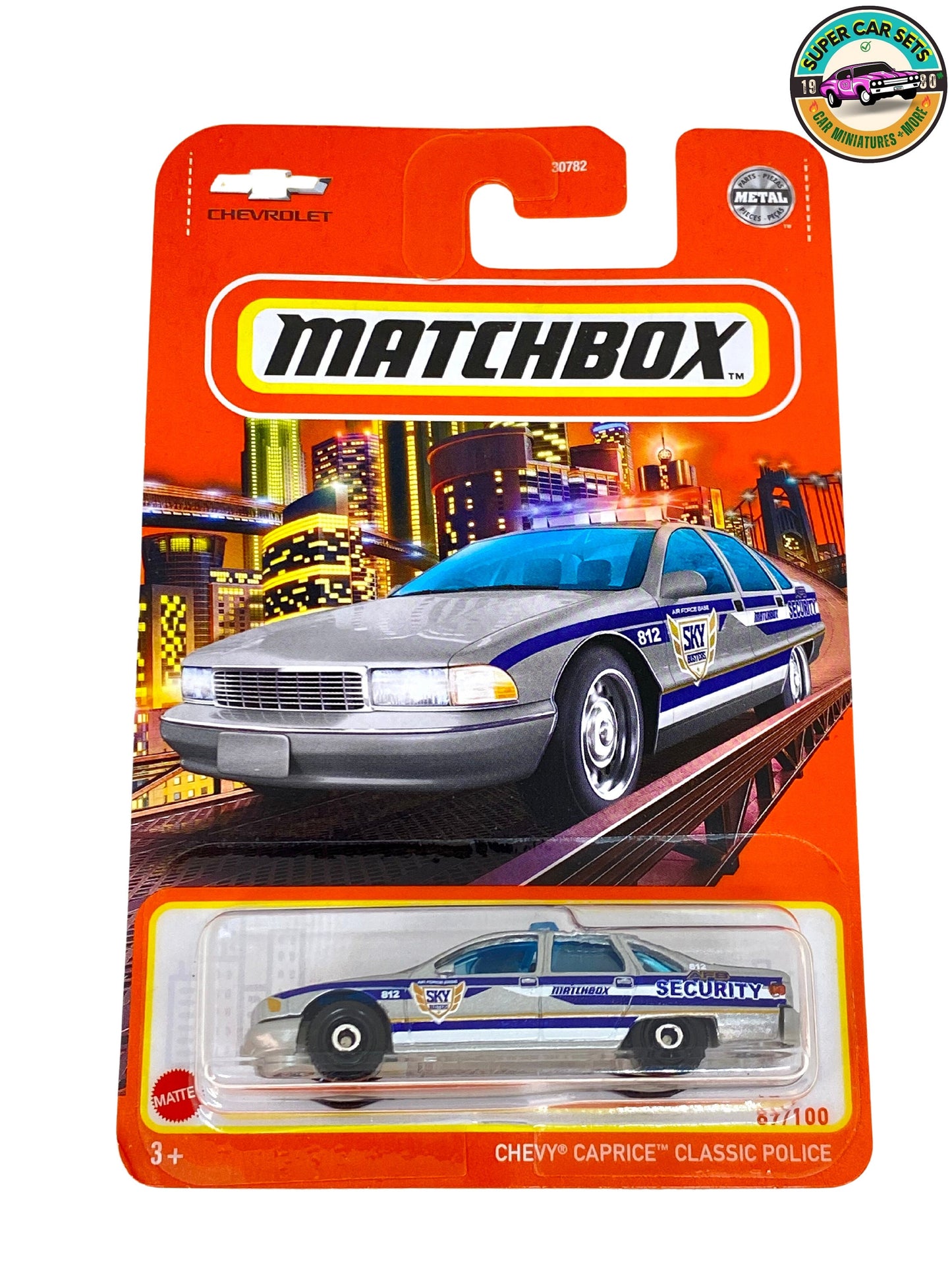 Streichholzschachtel - Chevy Caprice Classic Police (67/100)