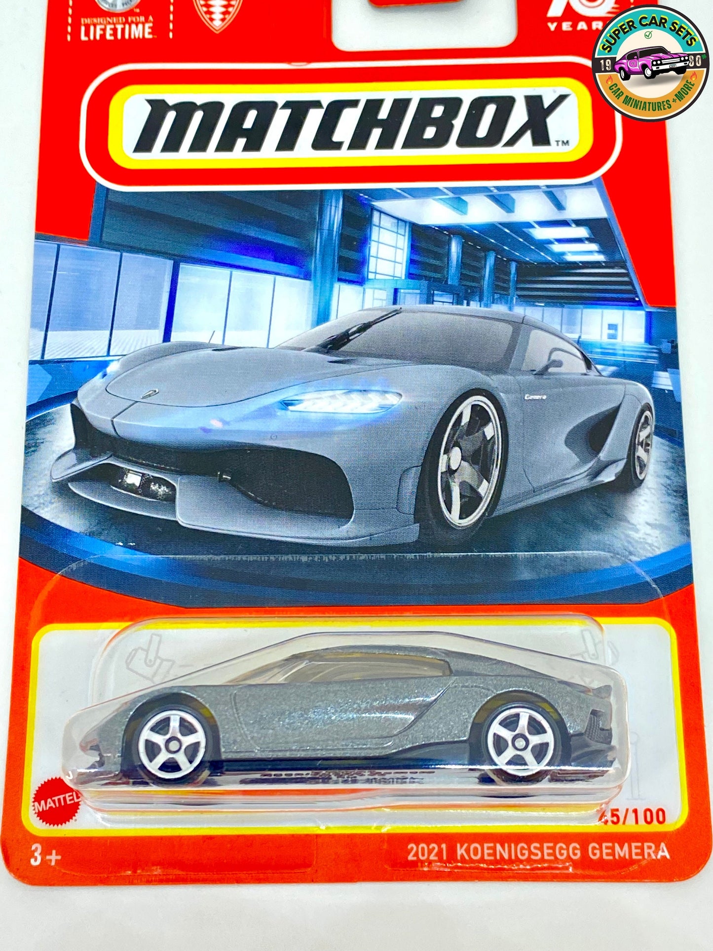 Matchbox - 2021 Koenigsegg Gemera (45/100) (dark grey colour)