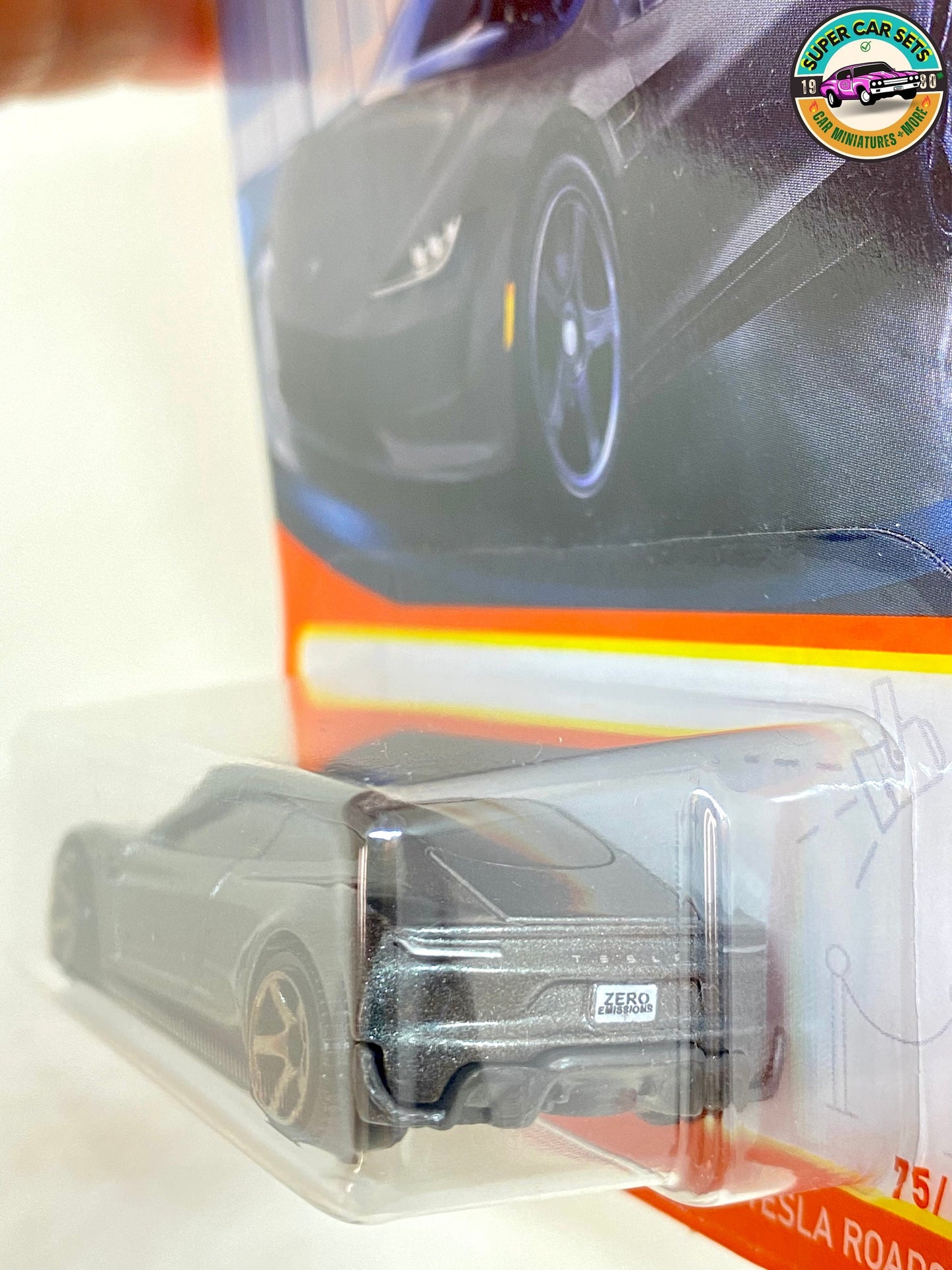 Tesla Roadster (dark gray colour) - (75/100) - Matchbox