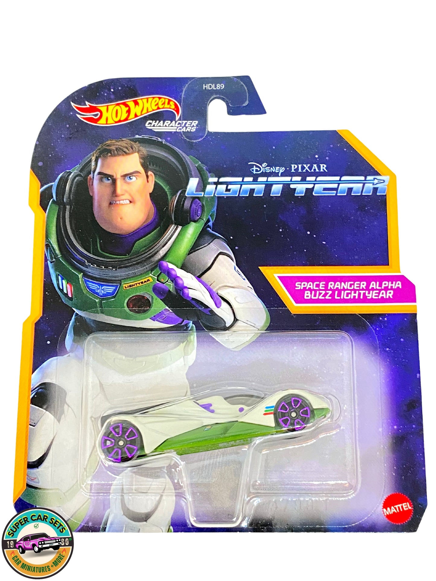 L'Éclair - Space Ranger Alpha Buzz l'Éclair - Hot Wheels - Personnages Voitures - Disney Pixar