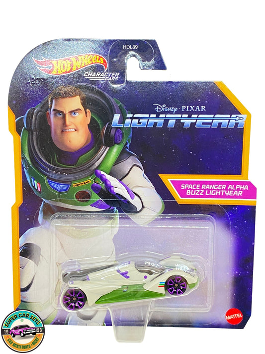 L'Éclair - Space Ranger Alpha Buzz l'Éclair - Hot Wheels - Personnages Voitures - Disney Pixar