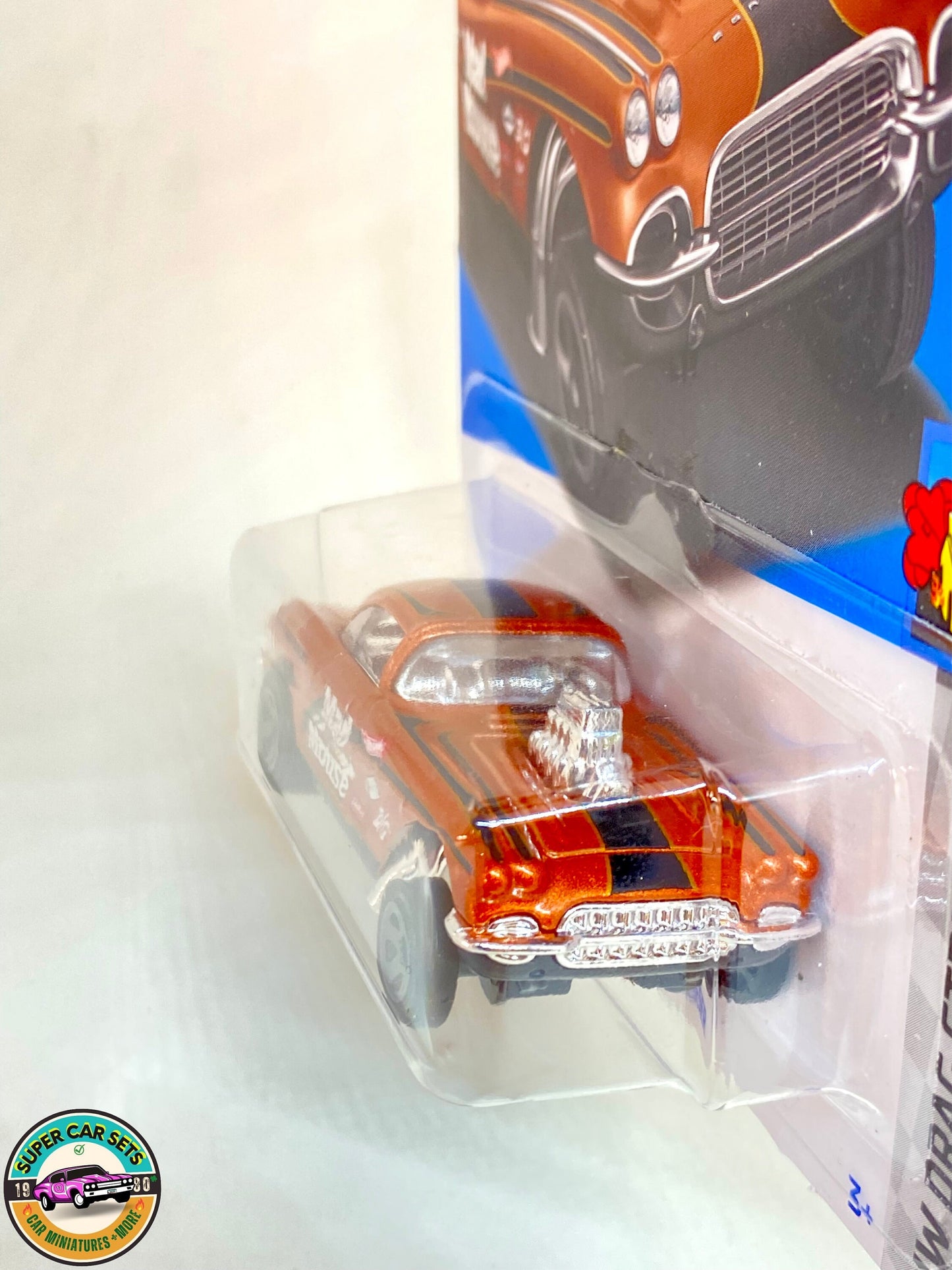 Hot Wheels - Bande de traînée HW - (7/10) (225/250) - Corvette Gasser '62