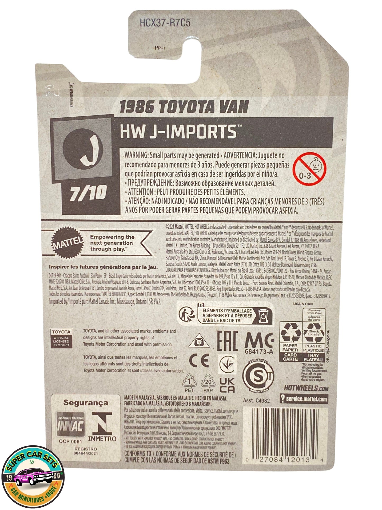 Hot Wheels - HW J-Imports - 2022 (7/10) (173/250) - Fourgon Toyota 1986