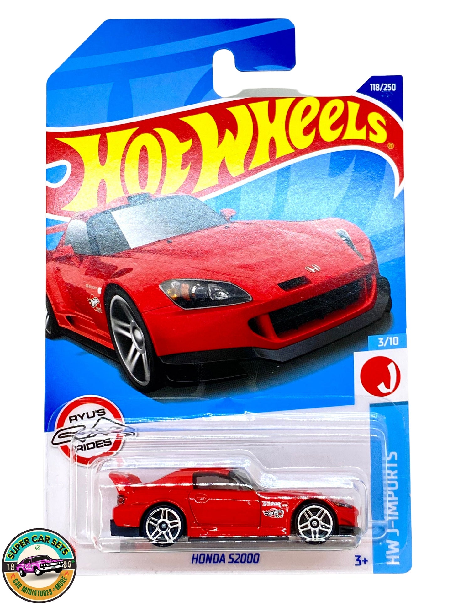 HW J-Imports - (3/10) (118/250) - Honda S2000 (red colour) - Hot Wheels