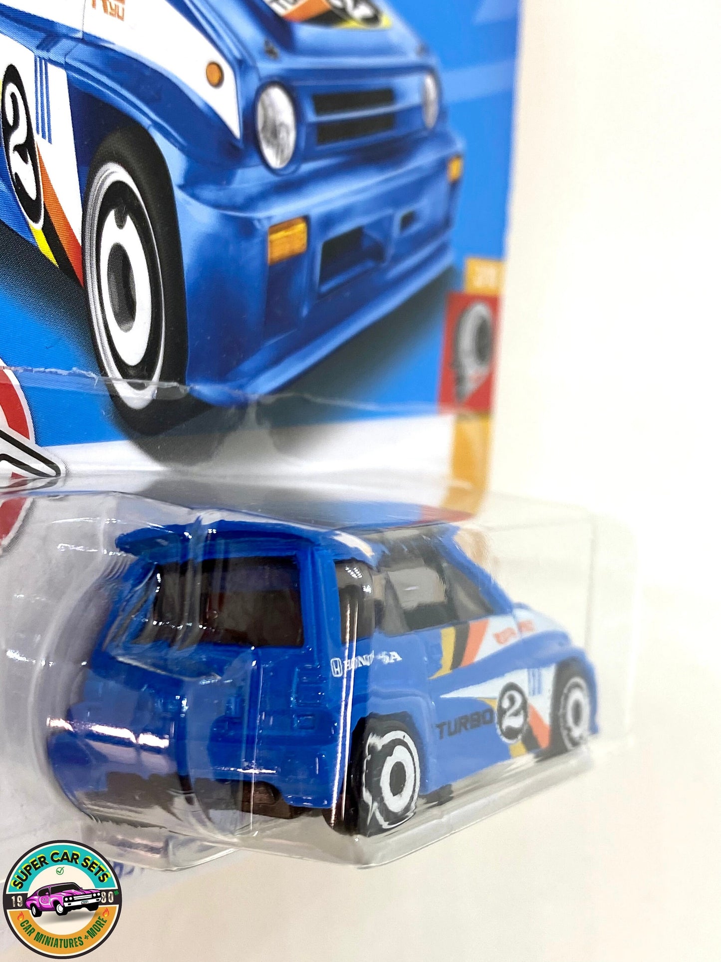 HW Turbo - (2/10) (13/250) - Honda City Turbo II '85 (couleur bleue) - Hot Wheels