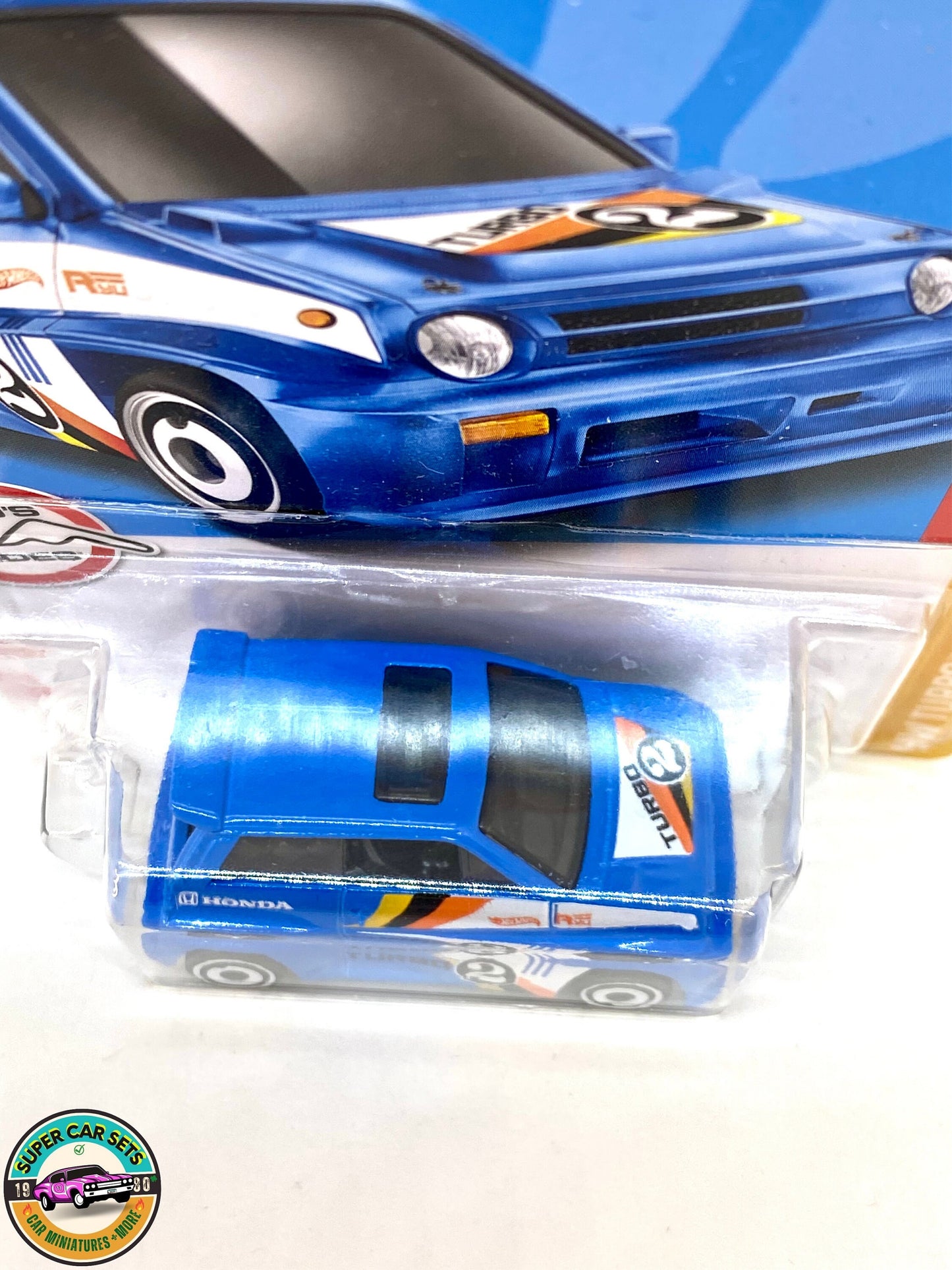 HW Turbo - (2/10) (13/250) - Honda City Turbo II '85 (couleur bleue) - Hot Wheels