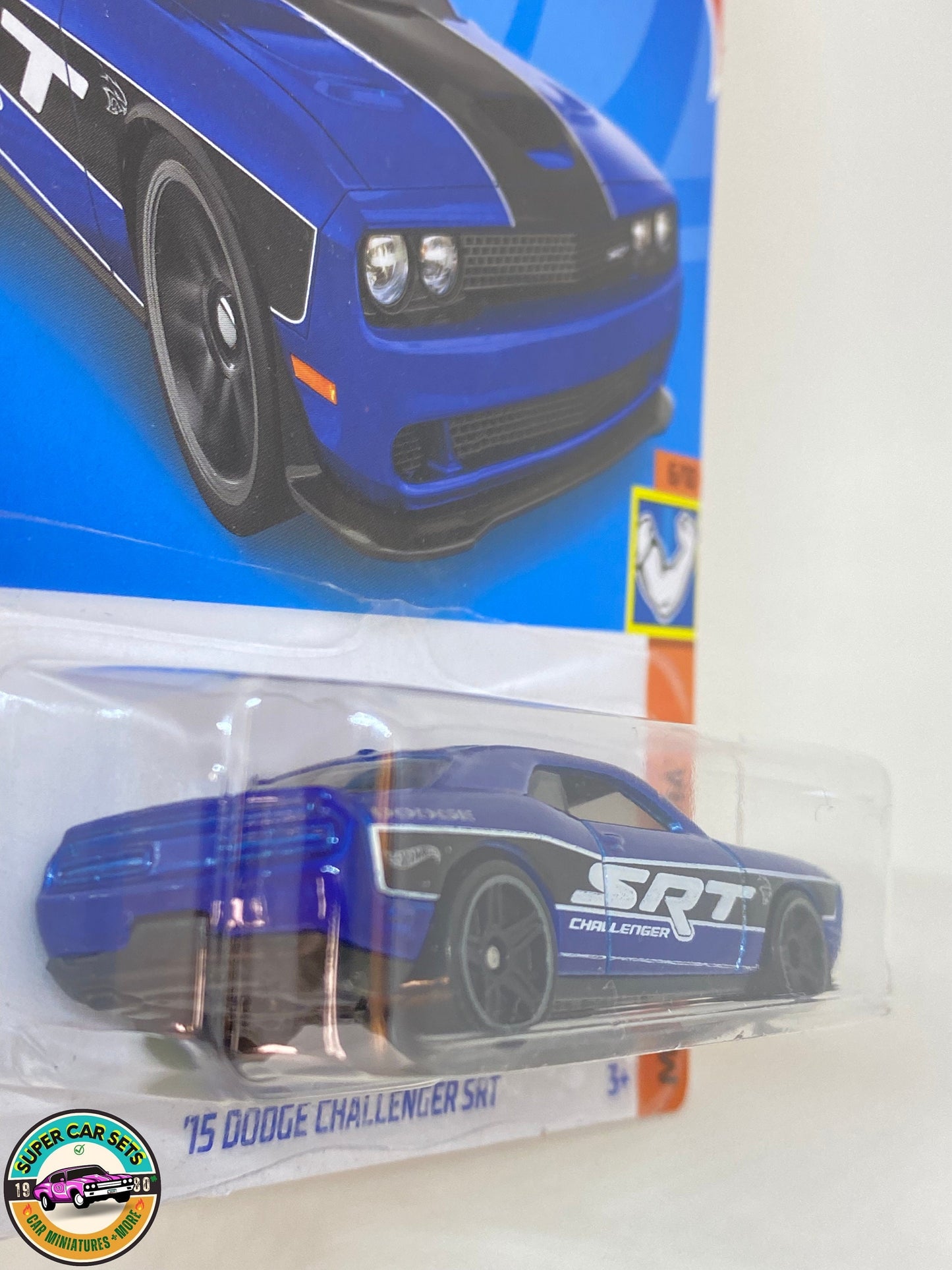 Muscle Mania - (6/10) (235/250) - ’15 Dodge Challenger SRT (blue colour) Hot Wheels