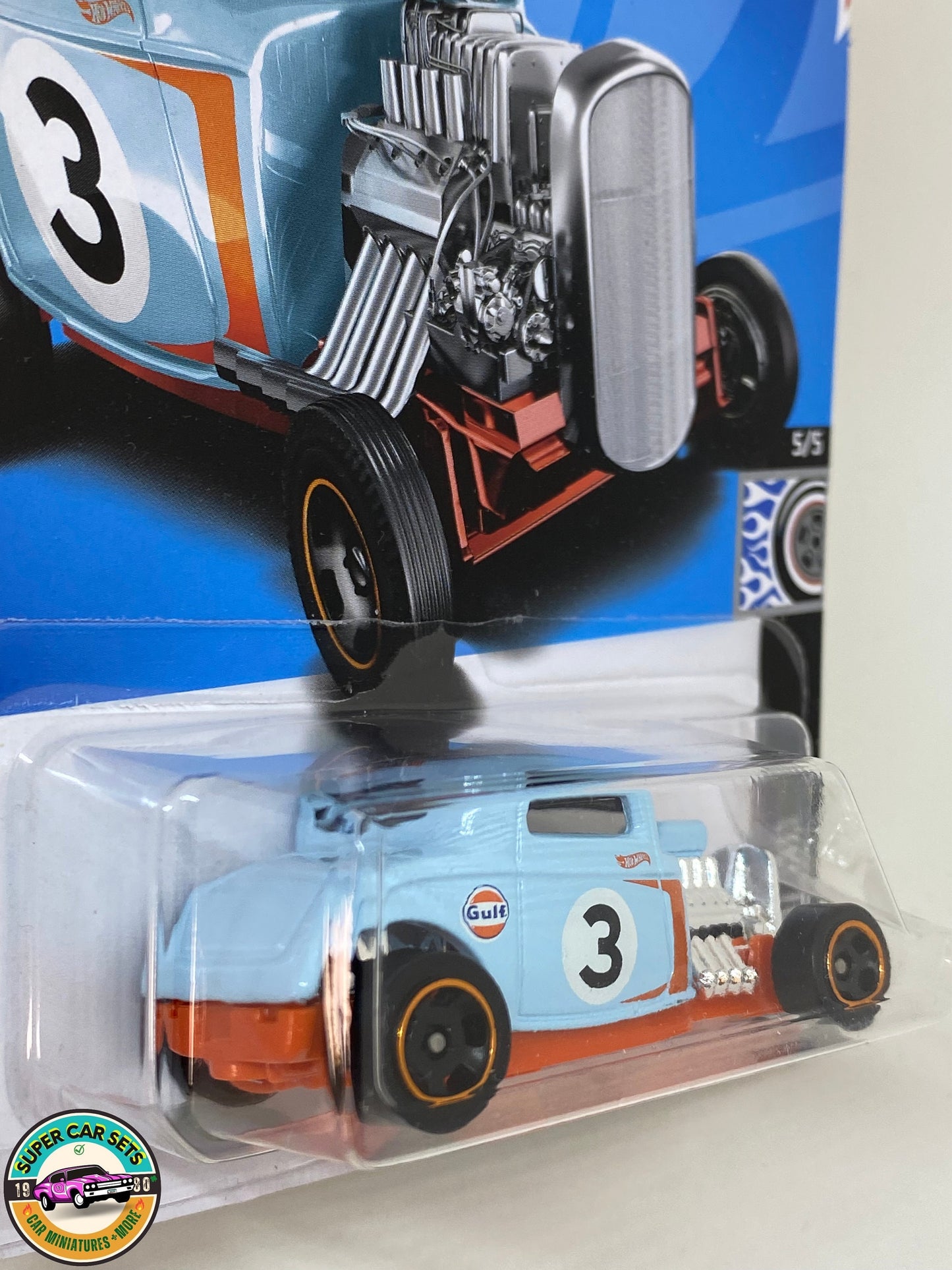 Rod Squad – (5/5) (237/250) – Ford '32 (Gulf + hellblaue Farbe) Hot Wheels