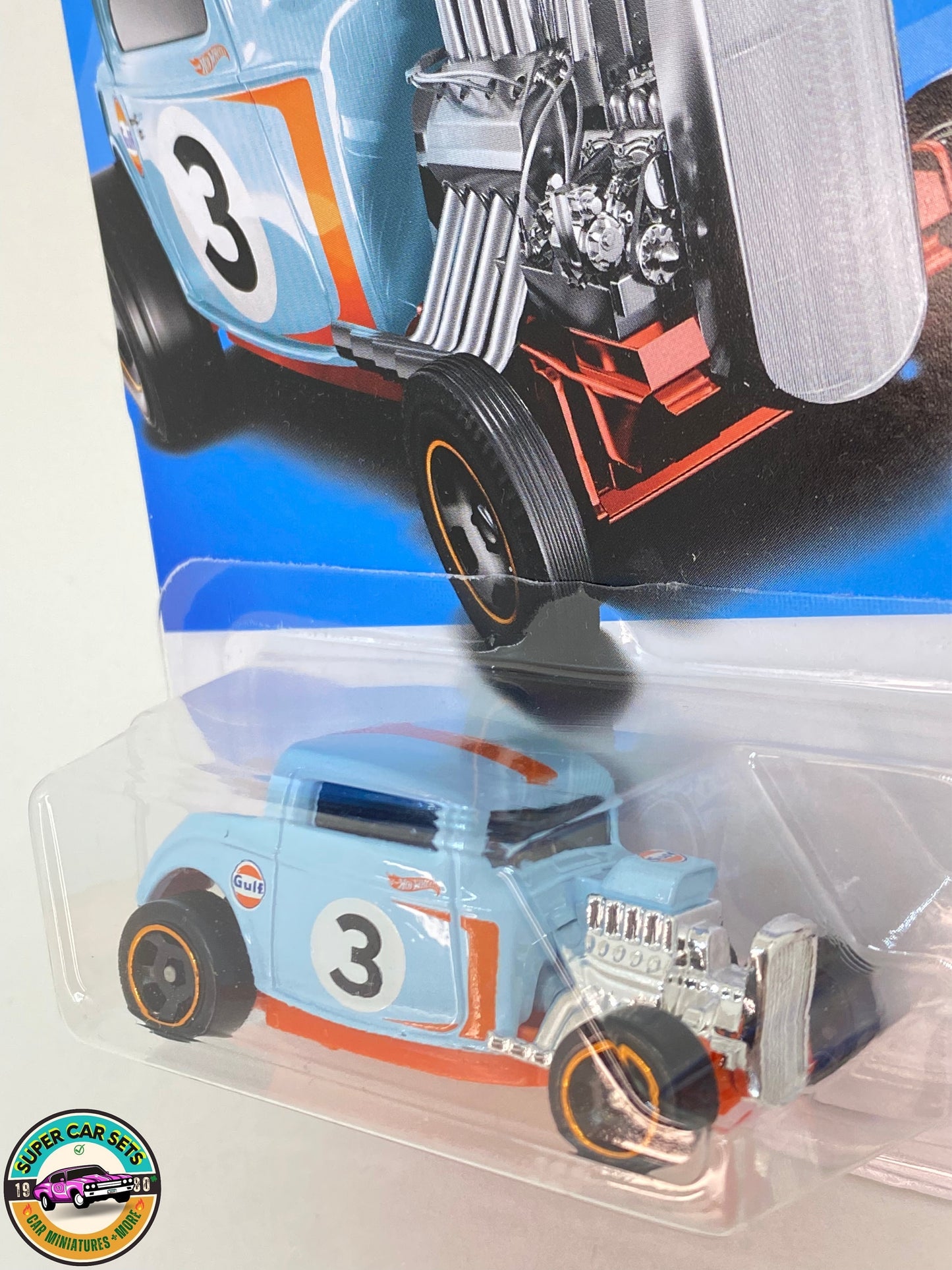 Rod Squad – (5/5) (237/250) – Ford '32 (Gulf + hellblaue Farbe) Hot Wheels