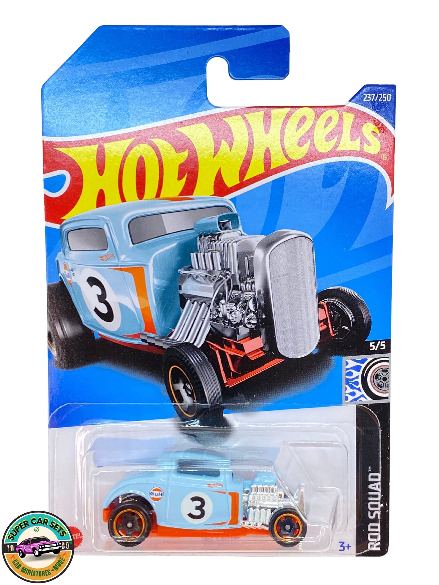 Rod Squad - (5/5) (237/250) - ’32 Ford (Gulf + light blue colour) Hot Wheels