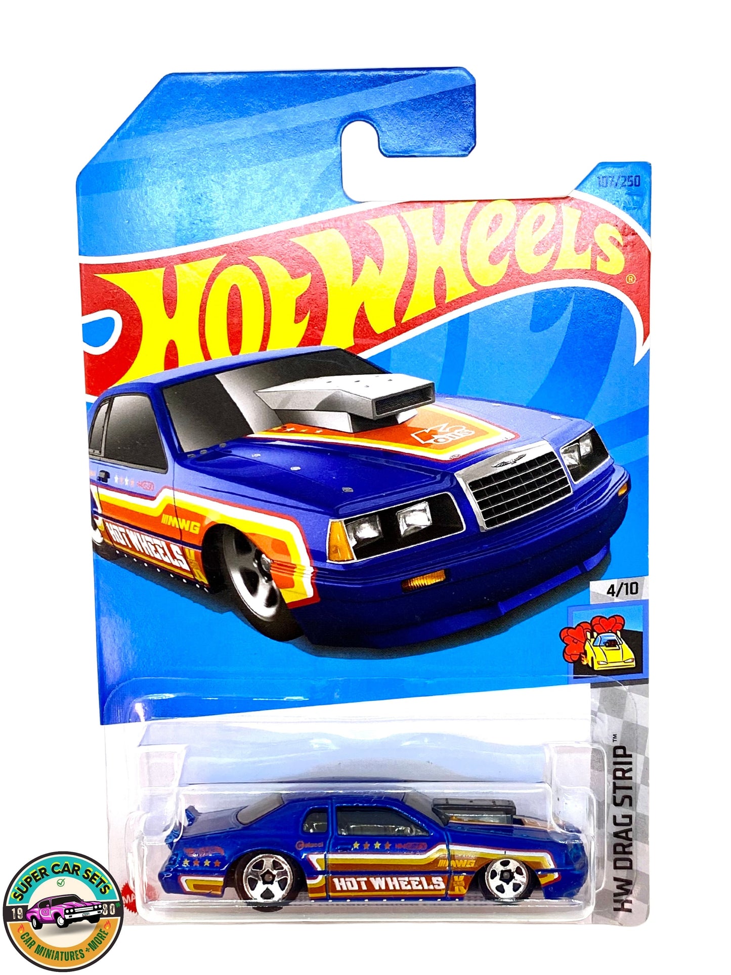 86 Ford Thunderbird Pro Stock - Hot Wheels - Bande de traînée HW - 2023 (4/10)