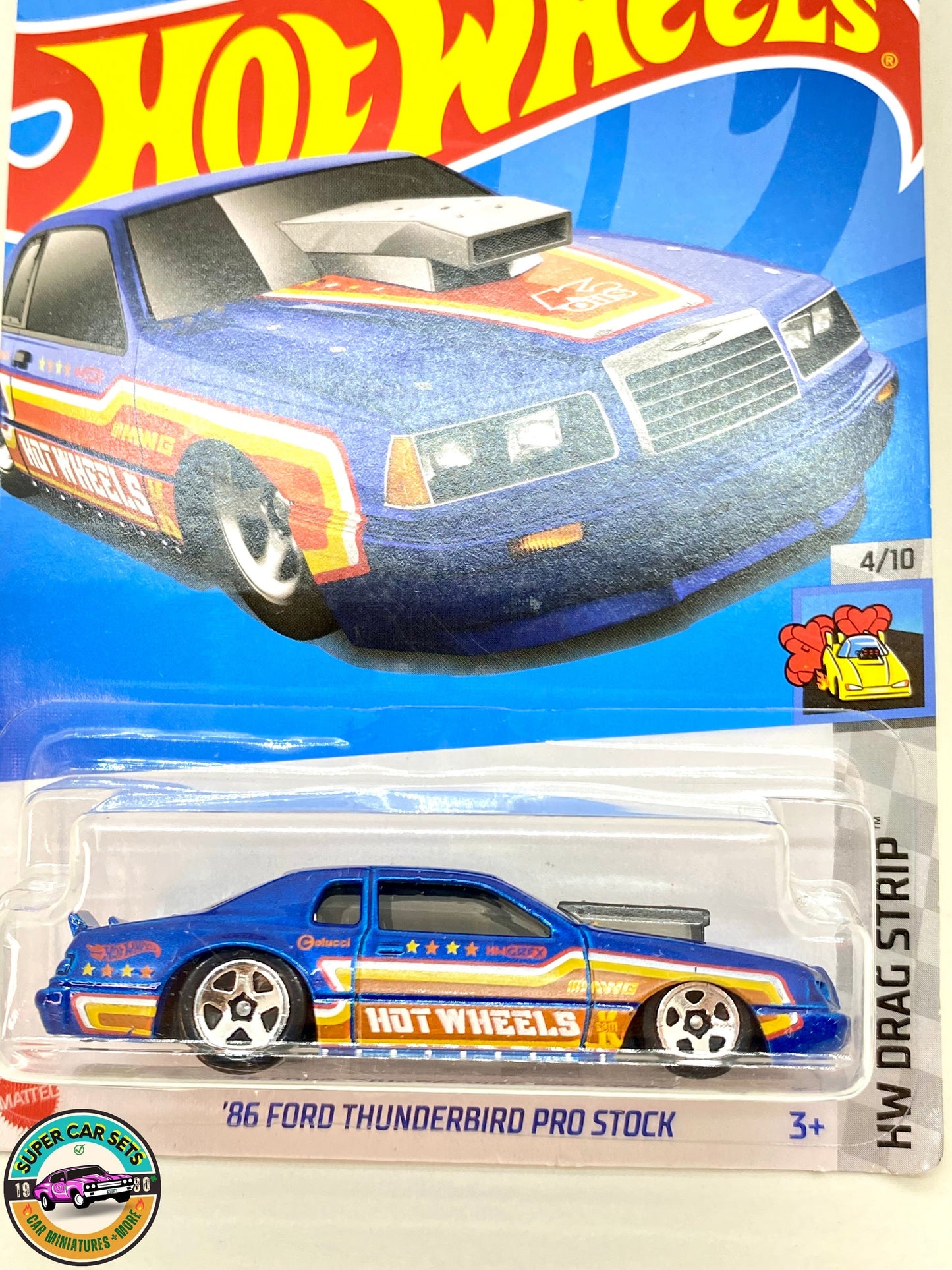 86 Ford Thunderbird Pro Stock - Hot Wheels - Bande de traînée HW - 2023 (4/10)