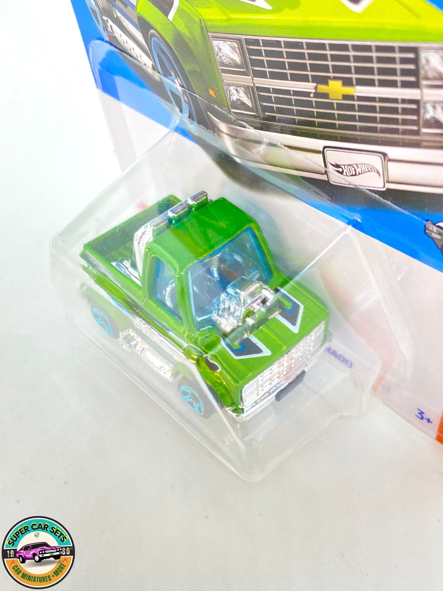 Toon’d ’83 Chevy Silverado (green colour) - Hot Wheels HW Hot Trucks 2023 (1/10)