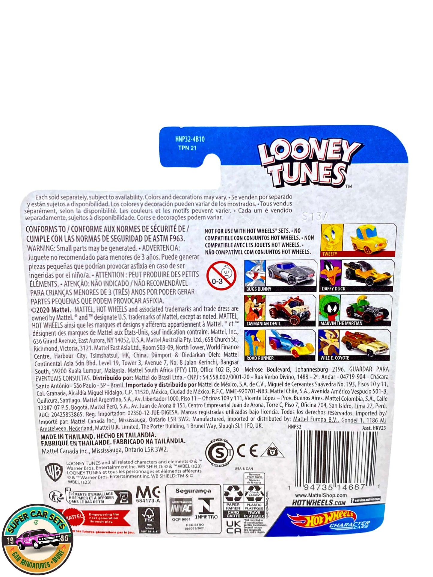 Daffy Duck – Looney Tunes – Hot Wheels Charakterautos