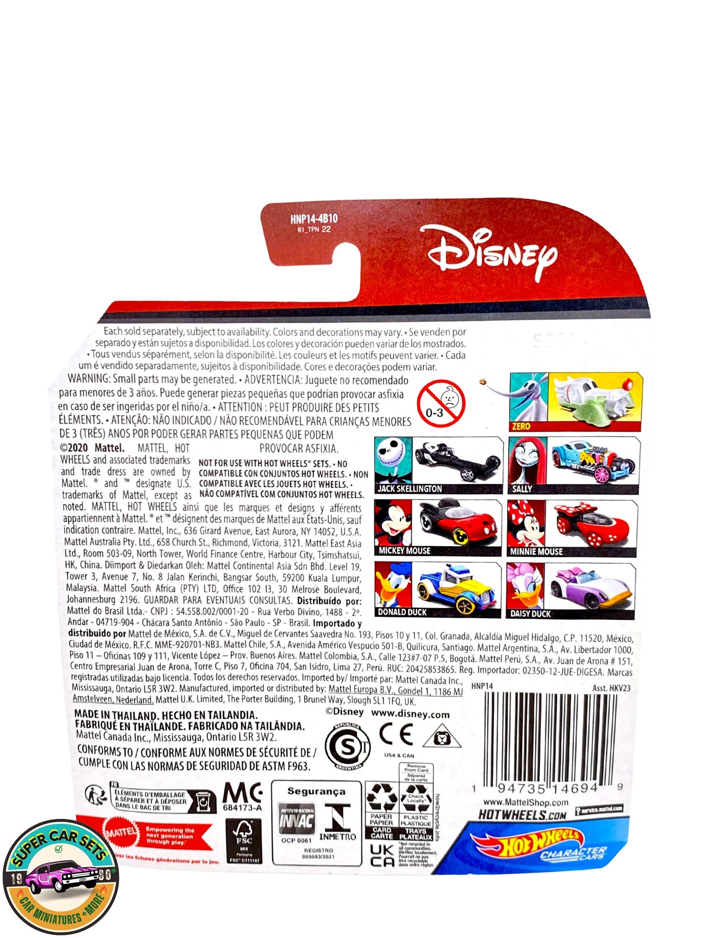 Mickey Mouse – Hot Wheels Charakterautos Disney