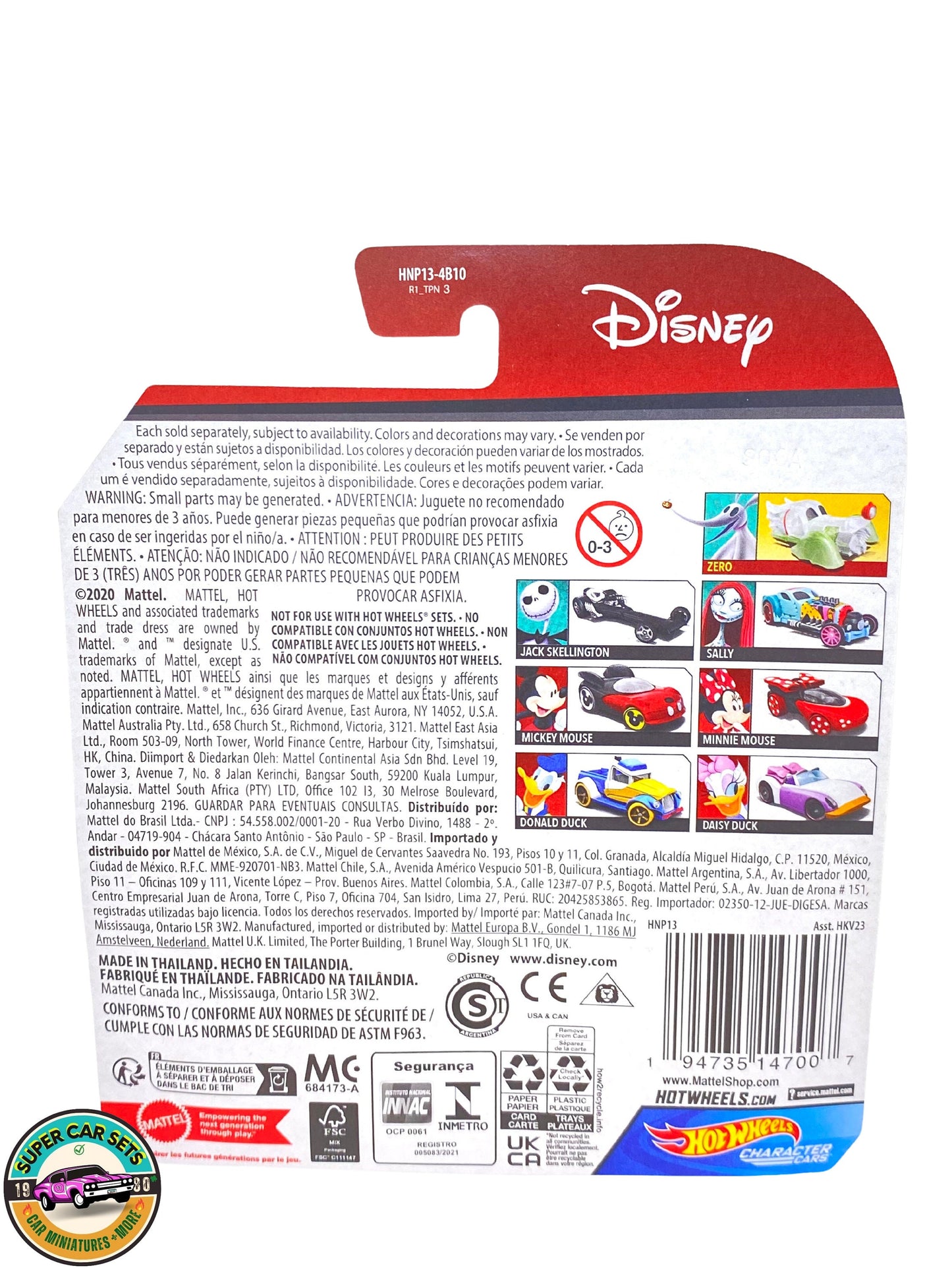 Minnie Mouse - Hot Wheels Character Cars Disney