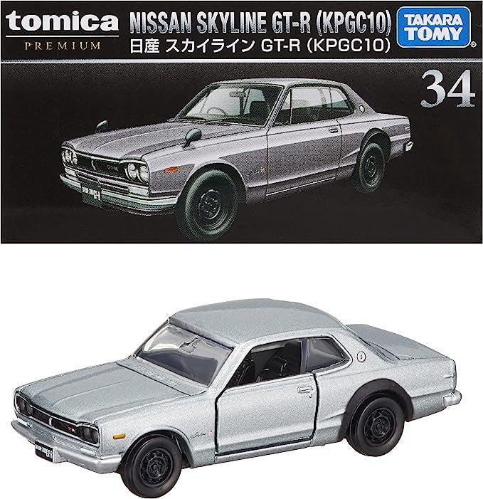 Nissan Skyline GT-R (KPGC10) (échelle 1:61) - Tomica Premium (#34)