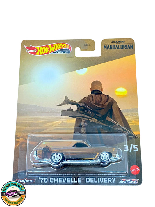 Hot Wheels Premium – Star Wars Mandalorian – (3/5) – Chevelle-Lieferung aus dem Jahr 1970