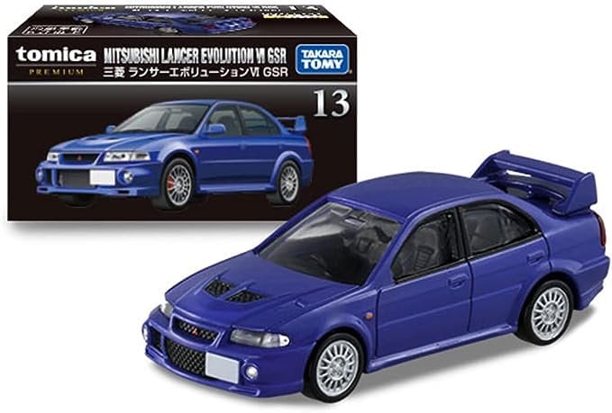 Tomica Premium (#13) Mitsubishi Lancer Evolution VI GSR (Maßstab 1:61)