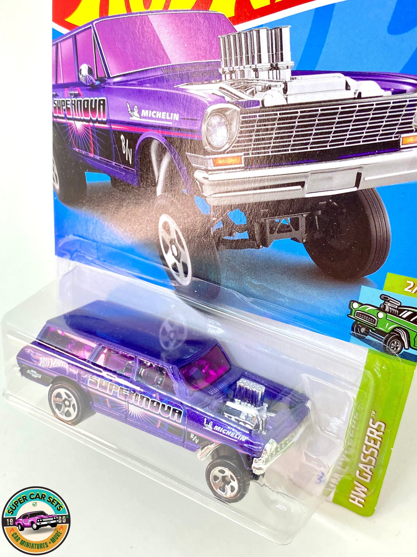 64 Nova Wagon Gasser - Hot Wheels - HW Gassers - 2023 (2/5)