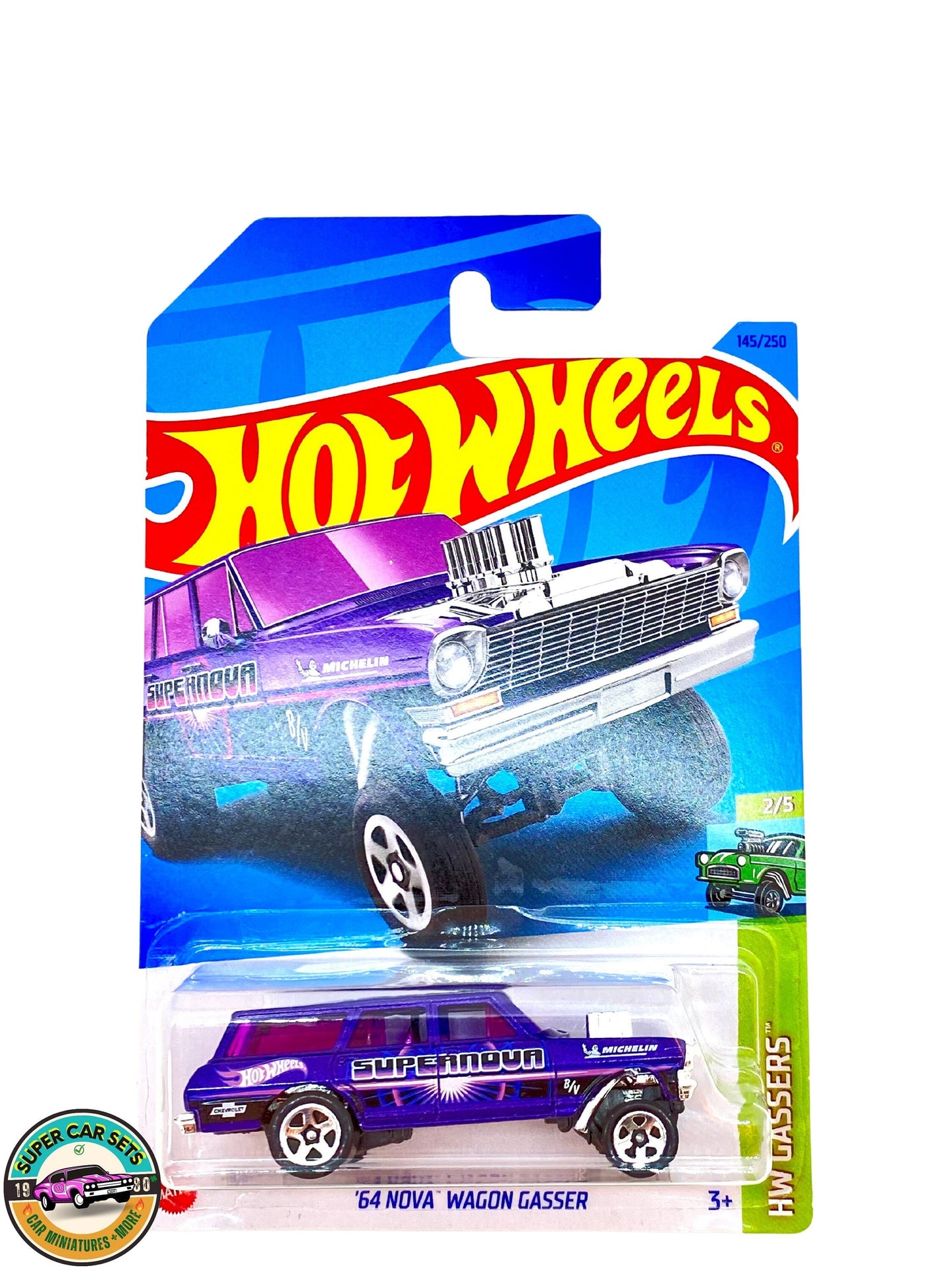 64 Nova Wagon Gasser - Hot Wheels - HW Gassers - 2023 (2/5)