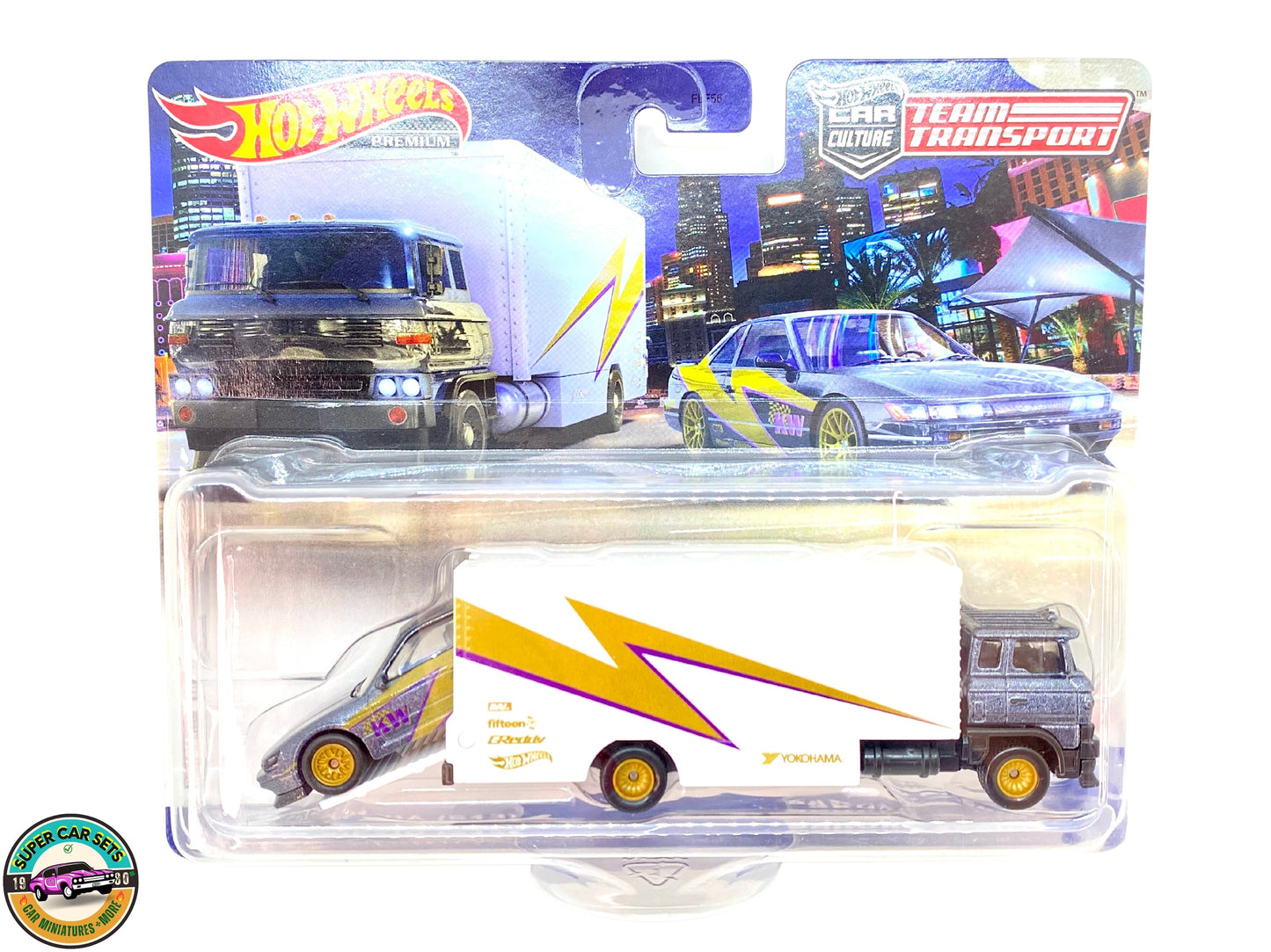 Nissan Silvia (S13) + Sakura Sprinter - Transport de l'équipe Hot Wheels