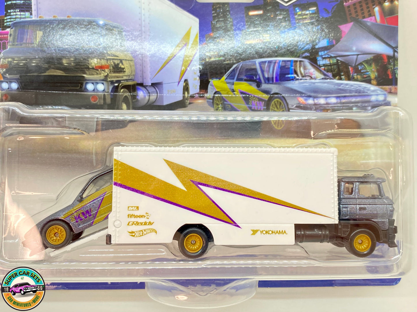 Nissan Silvia (S13) + Sakura Sprinter – Hot Wheels Team Transport