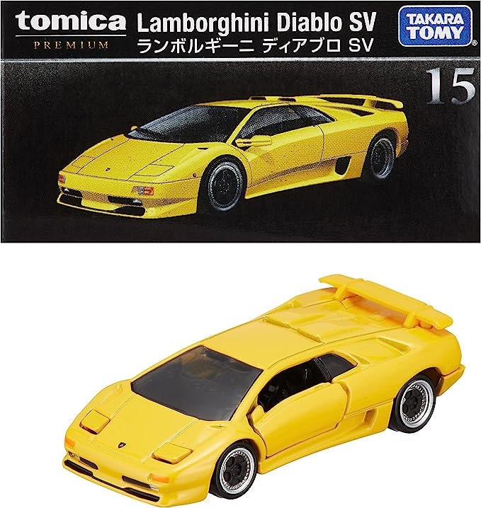 Lamborghini Diablo SV (Maßstab 1:62) – Tomica Premium (#15)