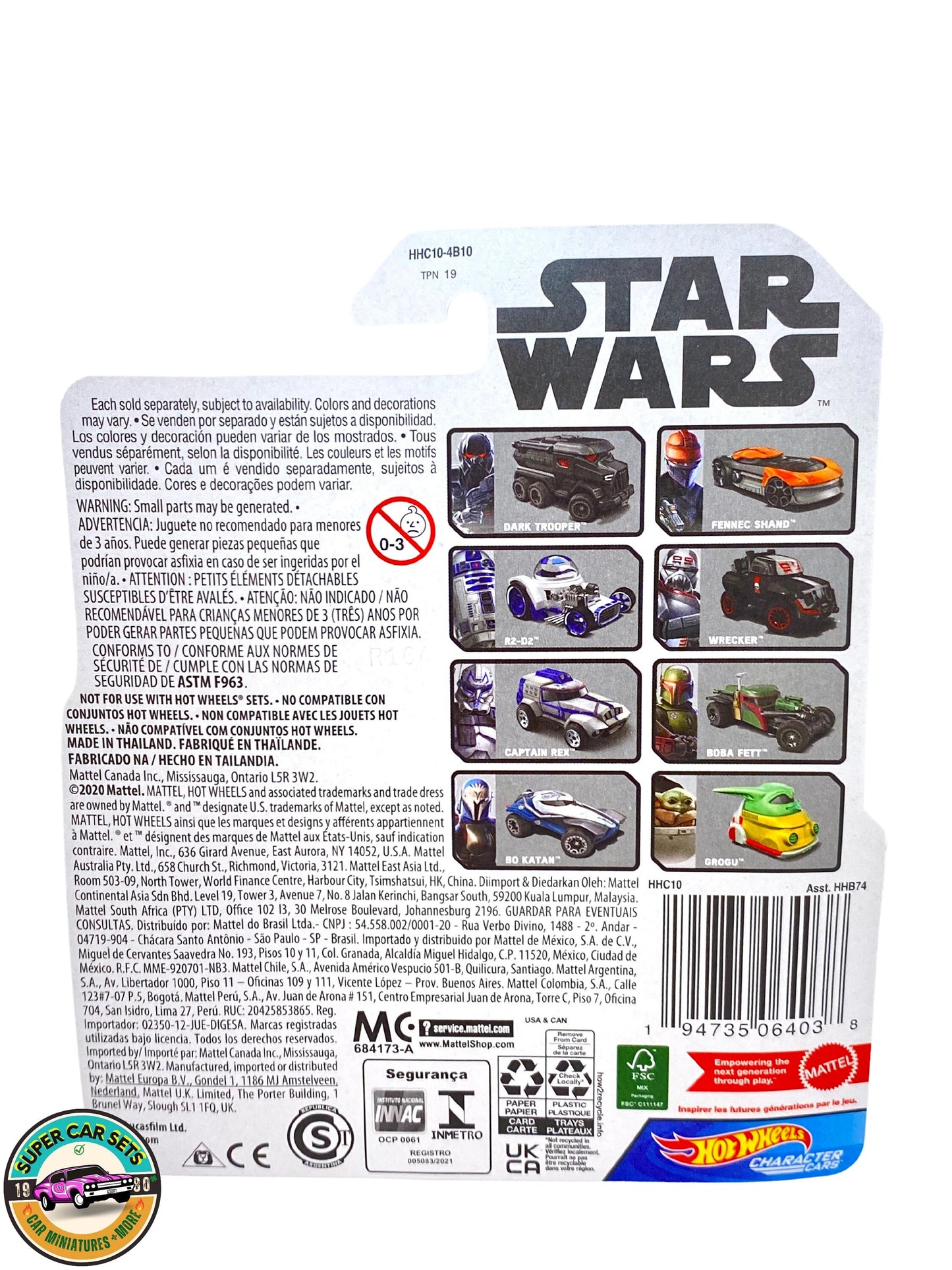 Star Wars - Capitaine Rex - Voitures de personnages Hot Wheels